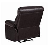 Zimmerman Pillow Top Arm Glider Recliner Dark Brown Collection: Zimmerman SKU: 601713 coastmega