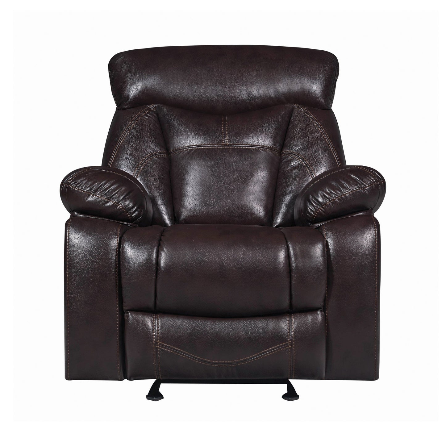 Zimmerman Pillow Top Arm Glider Recliner Dark Brown Collection: Zimmerman SKU: 601713 coastmega