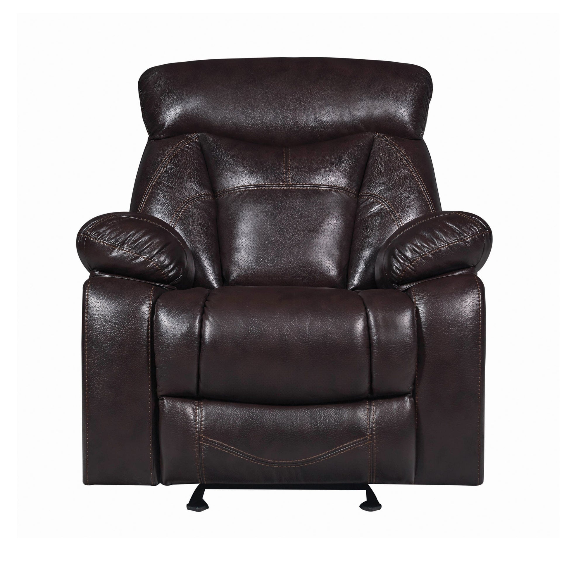 Zimmerman Pillow Top Arm Glider Recliner Dark Brown Collection: Zimmerman SKU: 601713 coastmega