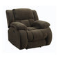 Weissman Upholstered Glider Recliner Chocolate Collection: Weissman SKU: 601926 coastmega