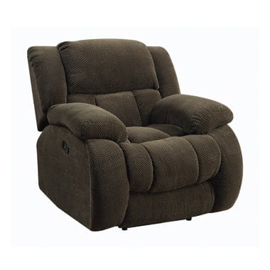 Weissman Upholstered Glider Recliner Chocolate Collection: Weissman SKU: 601926 coastmega