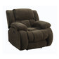 Weissman Upholstered Glider Recliner Chocolate Collection: Weissman SKU: 601926 coastmega