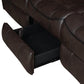Sawyer Upholstered Tufted Living Room Set Cocoa Brown SKU: 602331-S2 coastmega