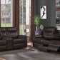 Sawyer Upholstered Tufted Living Room Set Cocoa Brown SKU: 602331-S2 coastmega