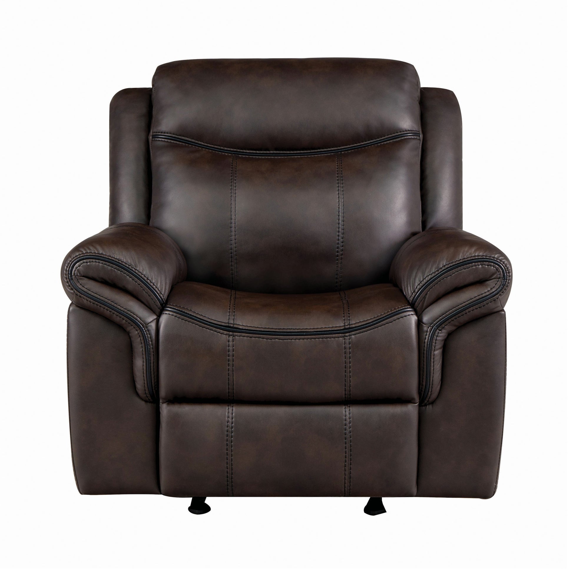 Sawyer Upholstered Glider Recliner Cocoa - 602333 coastmega