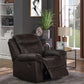 Sawyer Upholstered Glider Recliner Cocoa - 602333 coastmega