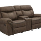 Sawyer Upholstered Tufted Living Room Set Macchiato Brown SKU: 602334-S2 coastmega