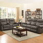 Sawyer Upholstered Tufted Living Room Set Macchiato Brown SKU: 602334-S2 coastmega