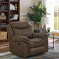 Sawyer Upholstered Glider Recliner Macchiato - SKU: 602336 coastmega