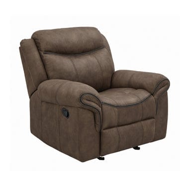 Sawyer Upholstered Glider Recliner Macchiato - SKU: 602336 coastmega
