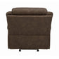 Sawyer Upholstered Glider Recliner Macchiato - SKU: 602336 coastmega