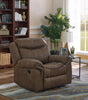 Sawyer Upholstered Glider Recliner Macchiato - SKU: 602336