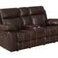 Myleene Upholstered Tufted Living Room Set Chestnut SKU: 603021-S2 coastmega