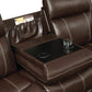 Myleene Upholstered Tufted Living Room Set Chestnut SKU: 603021-S2 coastmega