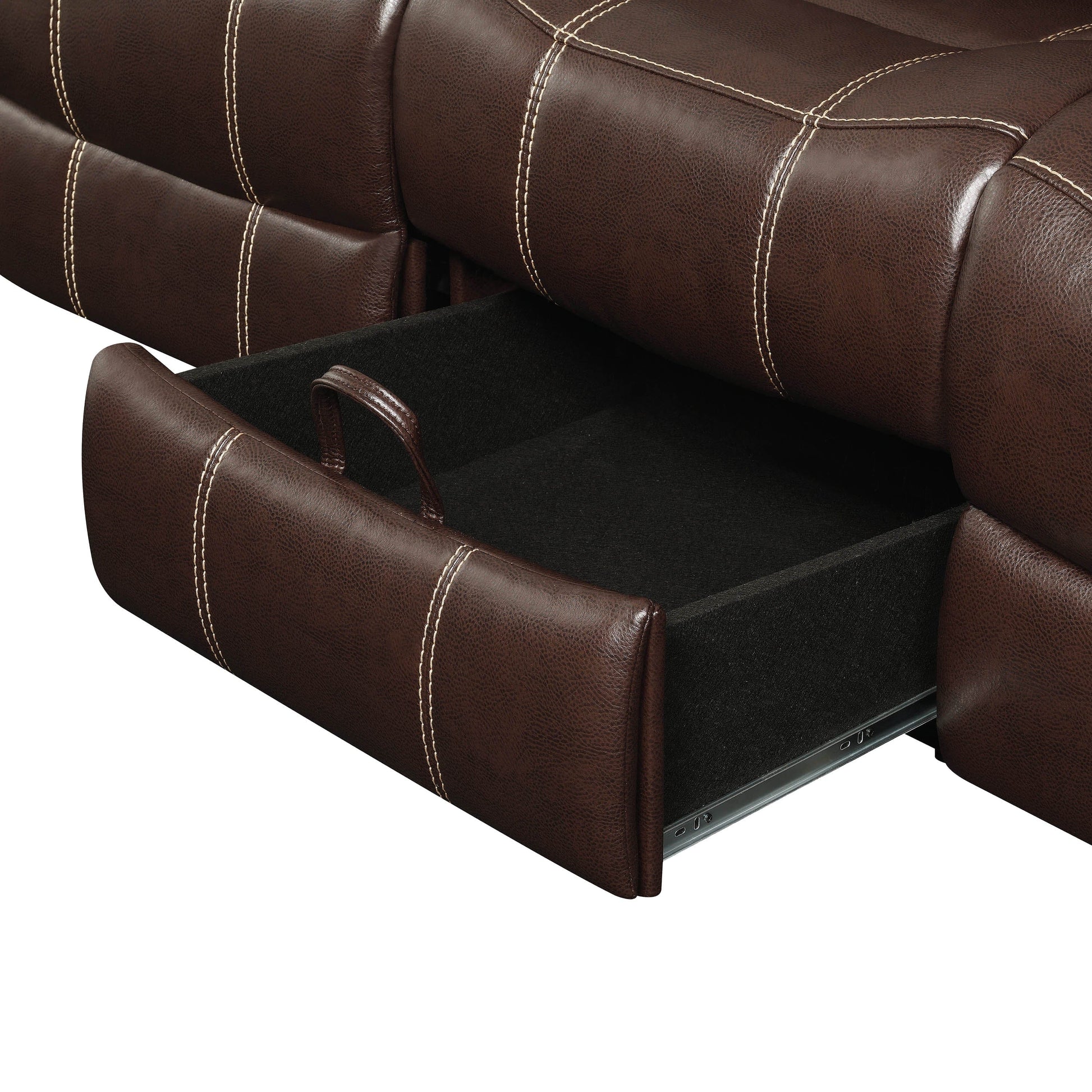 Myleene Upholstered Tufted Living Room Set Chestnut SKU: 603021-S2 coastmega