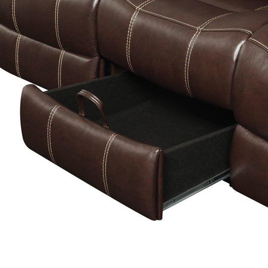 Myleene Upholstered Tufted Living Room Set Chestnut SKU: 603021-S2 coastmega
