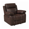 Myleene Pillow Top Arm Glider Recliner Chestnut Collection: Myleene SKU: 603023