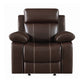 Myleene Pillow Top Arm Glider Recliner Chestnut Collection: Myleene SKU: 603023 coastmega
