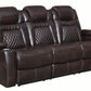 Korbach 2-Piece Power^2 Living Room Set Espresso coastmega