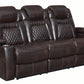 Korbach 2-Piece Power^2 Living Room Set Espresso coastmega