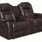 Korbach 2-Piece Power^2 Living Room Set Espresso coastmega