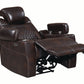 Korbach Upholstered Power^2 Recliner Espresso - SKU: 603413PP coastmega