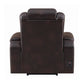 Korbach Upholstered Power^2 Recliner Espresso - SKU: 603413PP coastmega