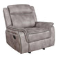 Lawrence Upholstered Tufted Back Glider Recliner SKU: 603503 coastmega