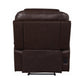 Upholstered Power^3 Recliner With Power Headrest Brown SKU: 608961PPP coastmega