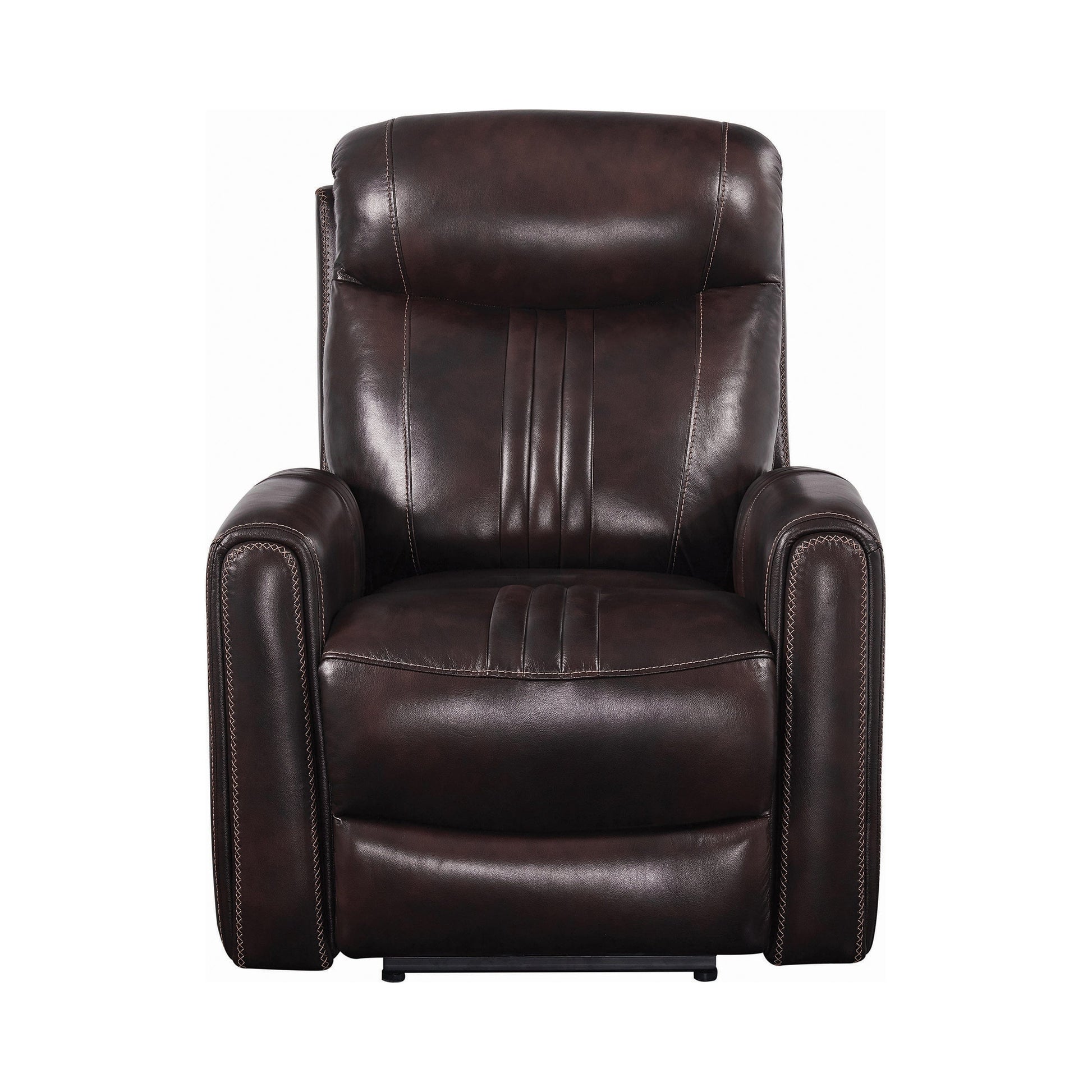 Cushion Back Power^3 Recliner Brown SKU: 608974PPP coastmega