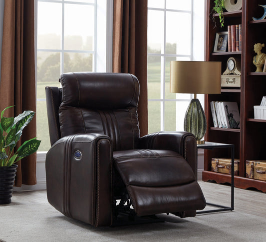 Cushion Back Power^3 Recliner Brown SKU: 608974PPP coastmega