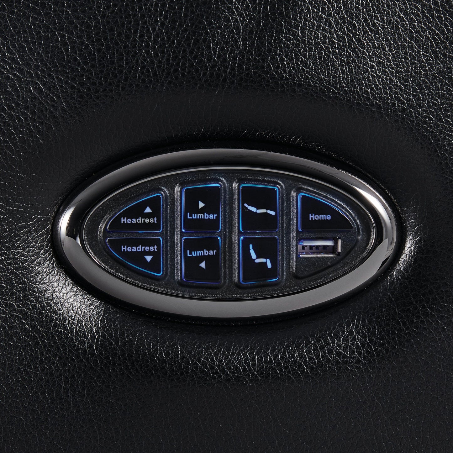Cushion Back Power^3 Recliner Black SKU: 608975PPP coastmega