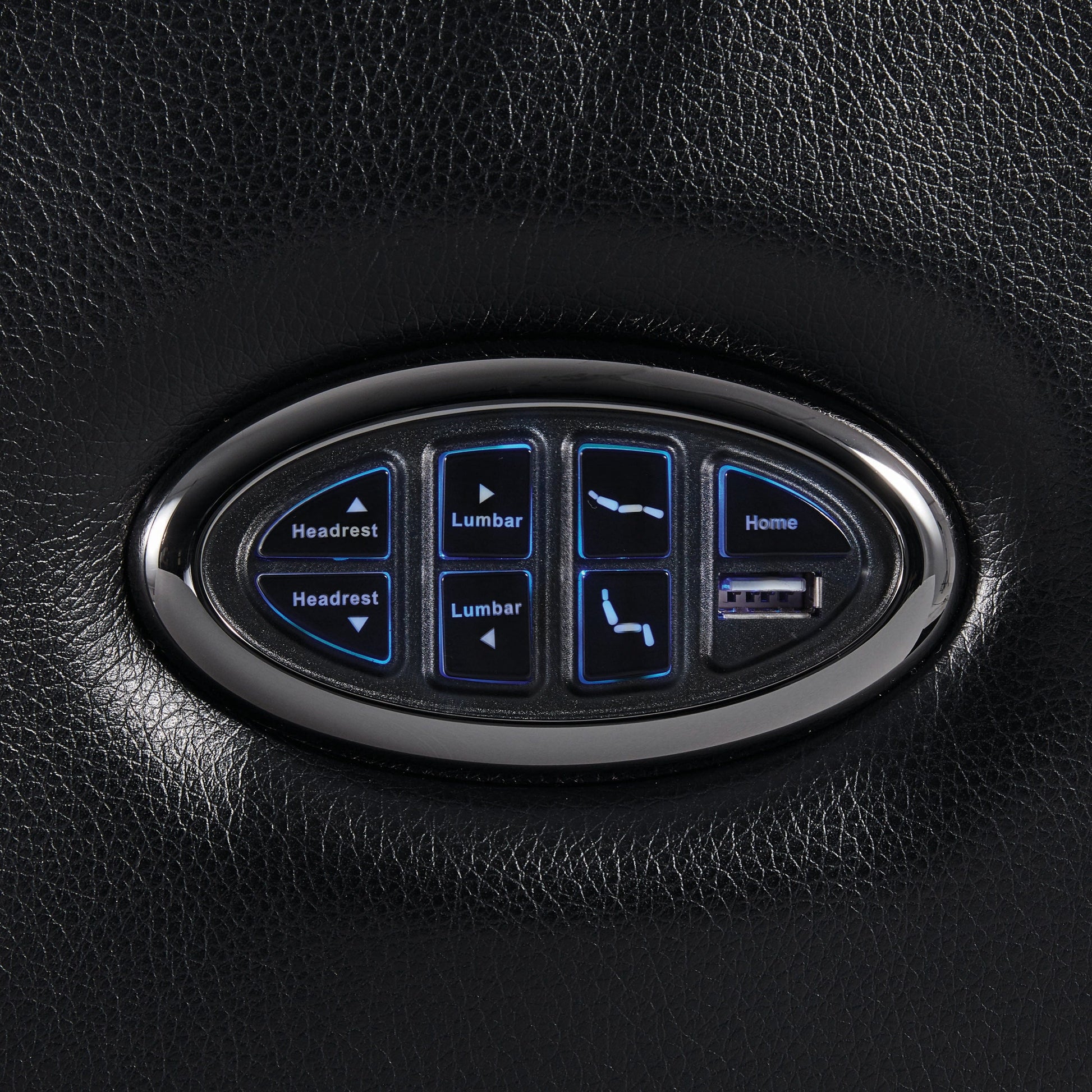 Cushion Back Power^3 Recliner Black SKU: 608975PPP coastmega