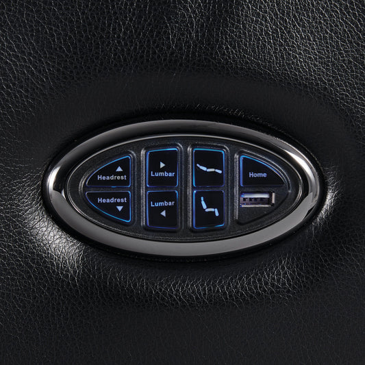 Cushion Back Power^3 Recliner Black SKU: 608975PPP coastmega
