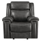 Shallowford Upholstered Power^2 Glider Recliner Hand Rubbed Charcoal SKU: 609323PP coastmega