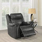 Shallowford Upholstered Power^2 Glider Recliner Hand Rubbed Charcoal SKU: 609323PP coastmega