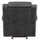 Shallowford Upholstered Power^2 Glider Recliner Hand Rubbed Charcoal SKU: 609323PP coastmega