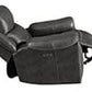 Shallowford Upholstered Power^2 Glider Recliner Hand Rubbed Charcoal SKU: 609323PP coastmega