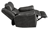 Shallowford Upholstered Power^2 Glider Recliner Hand Rubbed Charcoal SKU: 609323PP coastmega