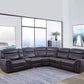 Bluefield 6-Piece Modular Motion Sectional Charcoal SKU: 609360 coastmega