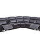 Bluefield 6-Piece Modular Motion Sectional Charcoal SKU: 609360 coastmega