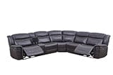 Bluefield 6-Piece Modular Motion Sectional Charcoal SKU: 609360 coastmega