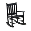 Slat Back Youth Rocking Chair Black - 609451
