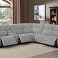 Wagner 6-Piece Modular Power^2 Sectional Light Grey SKU: 609510PP coastmega