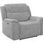 Wagner Power^2 Recliner With Power Headrest Light Grey SKU: 609513PP coastmega