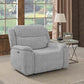 Wagner Power^2 Recliner With Power Headrest Light Grey SKU: 609513PP coastmega