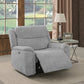 Wagner Power^2 Recliner With Power Headrest Light Grey SKU: 609513PP coastmega