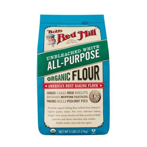 Bob’s Red Mill Organic Unbleached White All Purpose Flour 5lbs Bake On, Our Organic All-Purpose Flour is a premium baking flour freshly milled from certified organic, hard red wheat-3997802991
