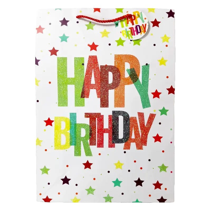 Krus HAPPY BIRTHDAY Gift Bag (L) - 6099189320324 Pie's Variety Store