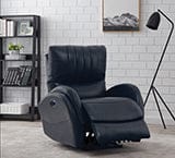 Upholstered Power^3 Recliner With Power Lumbar Blue SKU: 610103PPP coastmega